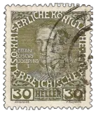 Austria, 1908 (30 heller, young Franz Joseph)