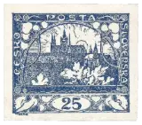 Czechoslovakia, 1918 (25, blue)