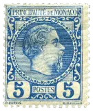Monaco, 1885 (5 centimes)