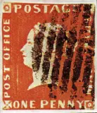 Mauritius, 1847 (Post Office one penny)