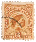 New Zealand, 1898 (3d, huia)
