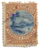 New Zealand, 1898 (1d, Lake Taupo)