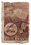 New Zealand, 1898 (5d, Otira Gorge)