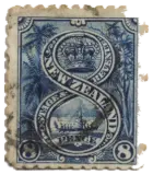 New Zealand, 1898 (8d, war canoe)