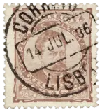 Portugal, 1882 (25 réis)