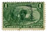 United States, 1898 (1 cent, Marquette)