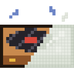 Record player, partly coloured