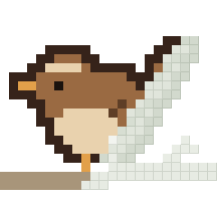Wren, partly coloured